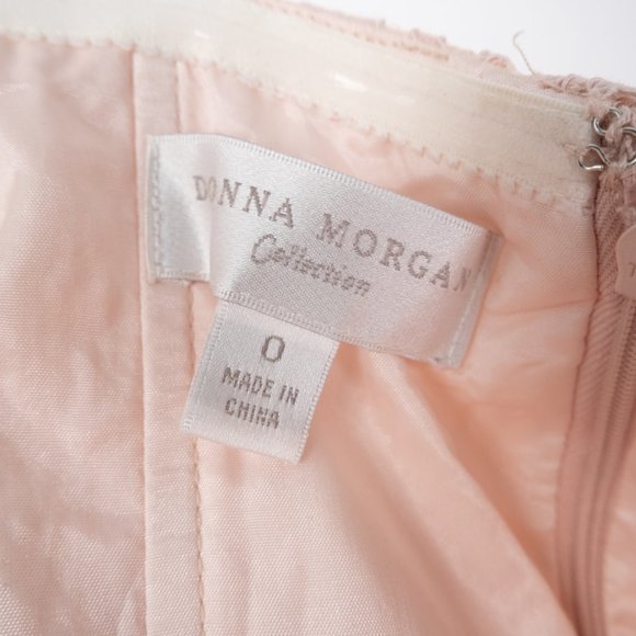 Donna Morgan Collection x BHLDN Reese Strapless Notch Neck floral Lace Gown sz 0 - Picture 3 of 16